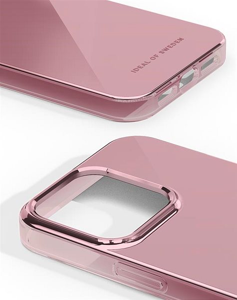 Telefon tok iDeal Of Sweden Clear Case Mirror Pink iPhone 15 Pro Max tok ...