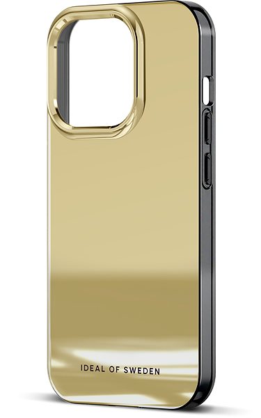 Telefon tok iDeal Of Sweden Clear Case Mirror Gold iPhone 15 Pro tok ...