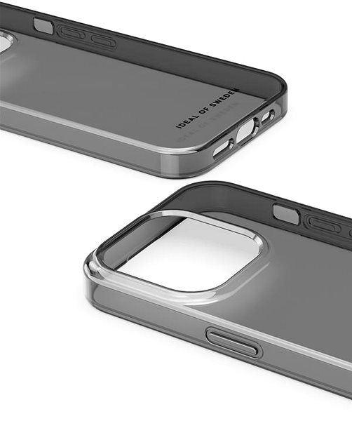 Handyhülle iDeal of Sweden Schutzhülle Clear case für iPhone 15 Pro Tinted Black ...