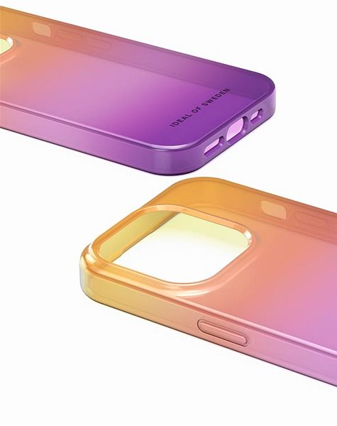 Kryt na mobil iDeal Of Sweden Ochranný kryt Clear Case na iPhone 15 Pro Vibrant Ombre ...