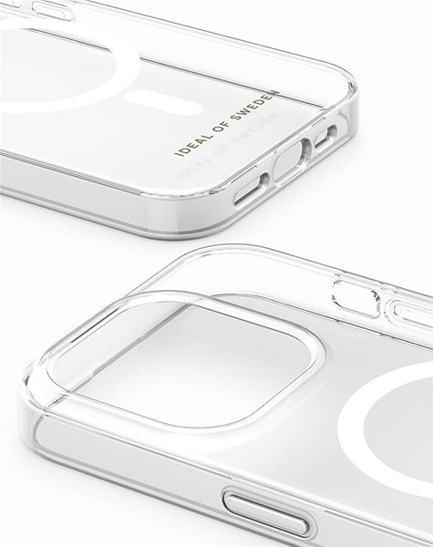 Telefon tok iDeal Of Sweden Clear Case iPhone 15 Pro Magsafe átlátszó tok ...