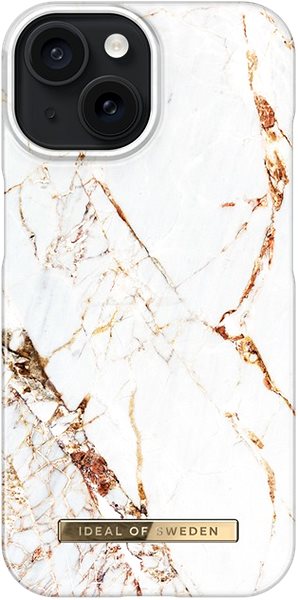 Telefon tok iDeal Of Sweden Fashion Carrara Gold iPhone 15 tok ...