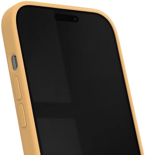 Kryt na mobil iDeal Of Sweden Silikónový ochranný kryt na iPhone 15 Apricot ...