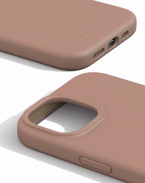 Kryt na mobil iDeal Of Sweden Silikónový ochranný kryt na iPhone 15 Blush Pink ...