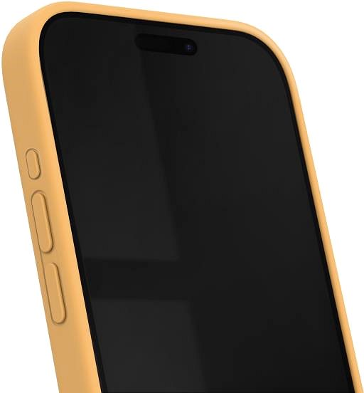 Kryt na mobil iDeal Of Sweden Silikónový ochranný kryt na iPhone 15 Pro Apricot ...