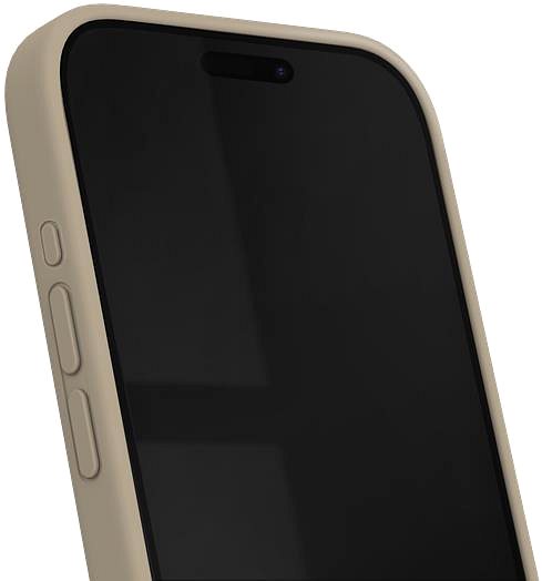 Telefon tok iDeal Of Sweden iPhone 15 Pro bézs szilikon tok ...