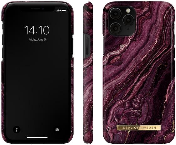 Handyhülle iDeal Of Sweden Fashion für iPhone 11 Pro/XS/X - golden plum ...