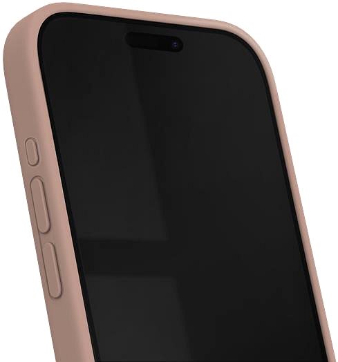 Telefon tok iDeal Of Sweden Blush Pink iPhone 15 Pro szilikon tok ...