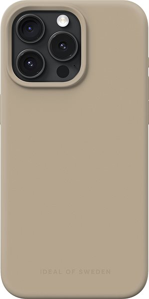 Handyhülle iDeal of Sweden Silikon-Schutzhülle für iPhone 15 Pro Max Beige ...