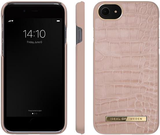 Telefon tok iDeal Of Sweden Atelier iPhone 11/XR rose croco tok ...