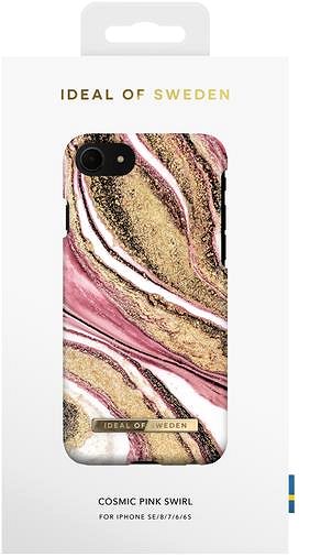 Kryt na mobil iDeal Of Sweden Fashion pre iPhone 12/12 Pro cosmic pink swirl ...