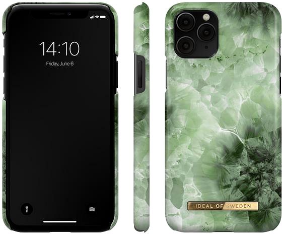 Telefon tok iDeal Of Sweden Fashion iPhone 12/12 Pro crystal green sky tok ...