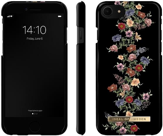Handyhülle iDeal Of Sweden Fashion für iPhone 8/7/6/6S/SE (2020/2022) - dark floral ...