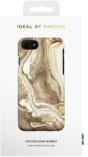 Handyhülle iDeal Of Sweden Fashion für iPhone 8/7/6/6S/SE (2020/2022) - golden sand marble ...