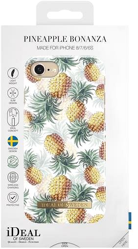 Telefon tok iDeal Of Sweden Fashion iPhone 8/7/6/6S/SE (2020/2022) pineapple bonanza tok ...