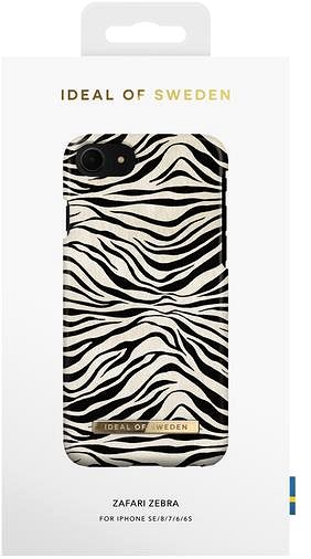 Telefon tok iDeal Of Sweden Fashion iPhone 8/7/6/6S/SE (2020/2022) zafari zebra tok ...