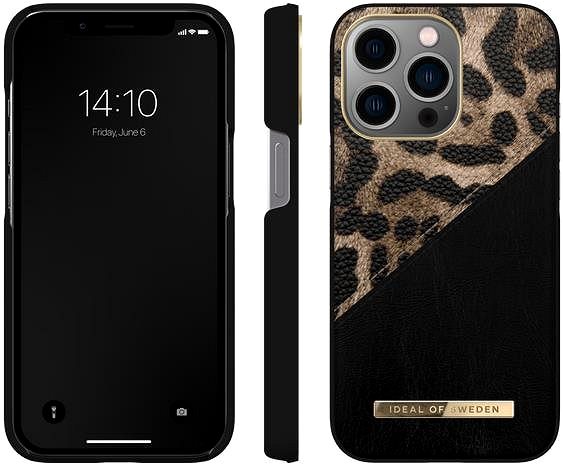 Telefon tok iDeal Of Sweden Atelier iPhone 13 Pro Midnight Leopard tok ...