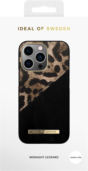 Kryt na mobil iDeal Of Sweden Atelier pre iPhone 13 Pro midnight leopard ...