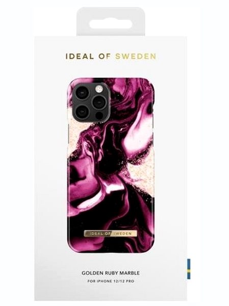 Telefon tok iDeal Of Sweden Fashion Phone 12/12 Pro Golden Ruby tok ...