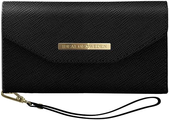 Puzdro na mobil iDeal Of Sweden Mayfair Clutch pre iPhone 11 Pro/XS/X black saffiano ...