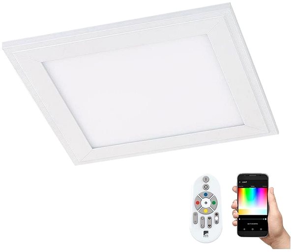 Ceiling Light Eglo 96662 - LED Dimmable Ceiling Light SALOBRENA-C, LED/16W/230V + Remote Control ...