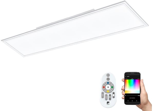 Ceiling Light Eglo 96664 - LED Dimmable Ceiling Light SALOBRENA-C LED/34W/230V + Remote Control ...