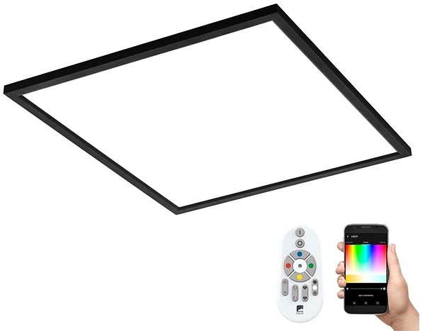 Ceiling Light Eglo 99417 - LED RGB Dimmable Ceiling Light SALOBRENA-C LED/34W/230V + Remote Control ...