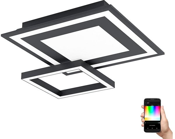 Stropní světlo Eglo 99312 - LED RGB Stmívatelné stropní svítidlo SAVATAEILA-C LED/20W/230V ...