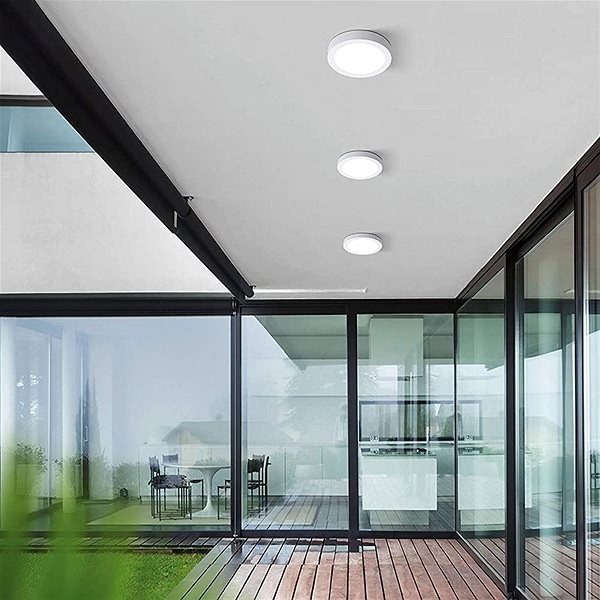 Ceiling Light Eglo 98171 - LED Dimmable Outdoor Ceiling Light ARGOLIS-C LED/16,5W/230V IP44 Lifestyle