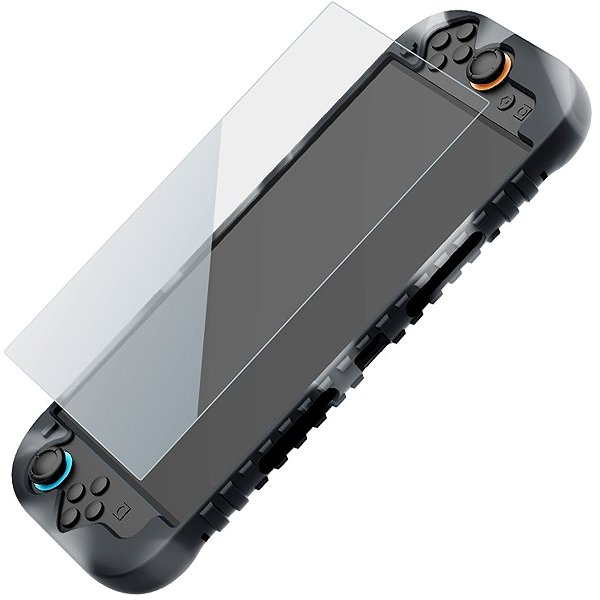 Glass Screen Protector iPega SW2024A 2in1 Silicone Cover + Tempered Glass for Nintendo Switch 2 ...