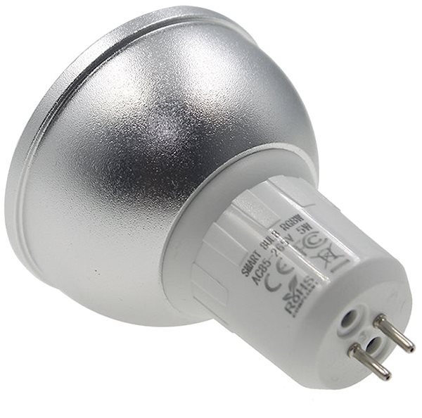 LED žárovka iQtech SmartLife MR16, Wi-Fi žárovka G13, 5W, barevná Možnosti připojení (porty)