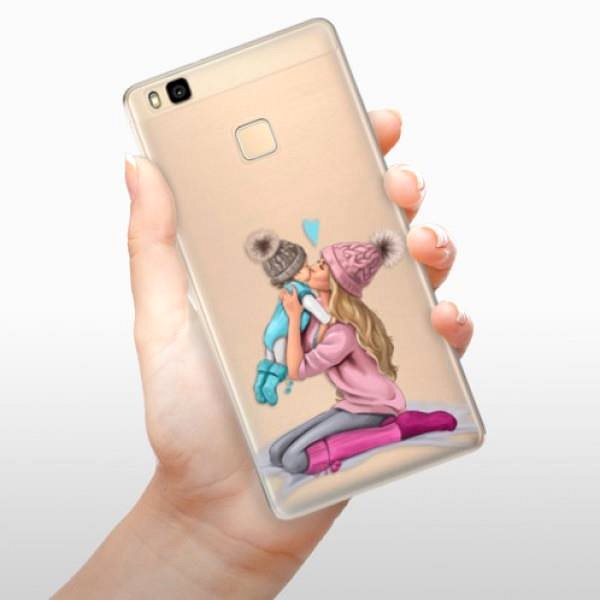 Kryt na mobil iSaprio Kissing Mom – Blond and Boy pre Huawei P9 Lite ...