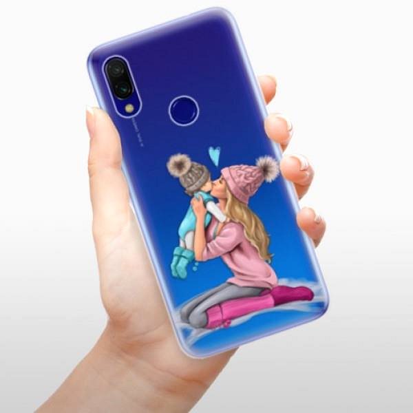 Kryt na mobil iSaprio Kissing Mom – Blond and Boy na Xiaomi Redmi 7 ...
