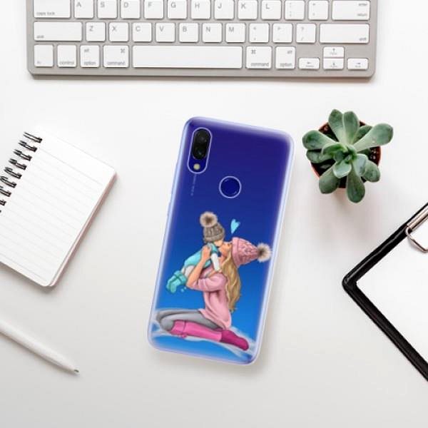 Kryt na mobil iSaprio Kissing Mom – Blond and Boy na Xiaomi Redmi 7 ...