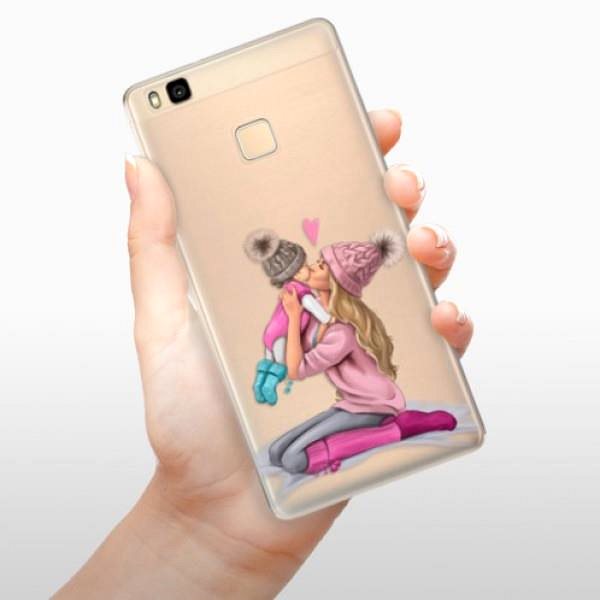 Kryt na mobil iSaprio Kissing Mom – Blond and Girl pre Huawei P9 Lite ...