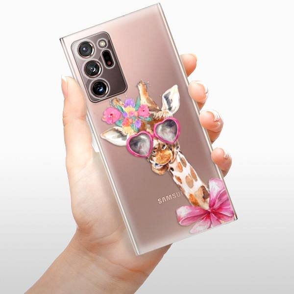 Kryt na mobil iSaprio Lady Giraffe na Samsung Galaxy Note 20 Ultra ...