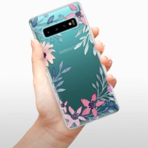 Kryt na mobil iSaprio Leaves and Flowers na Samsung Galaxy S10 ...