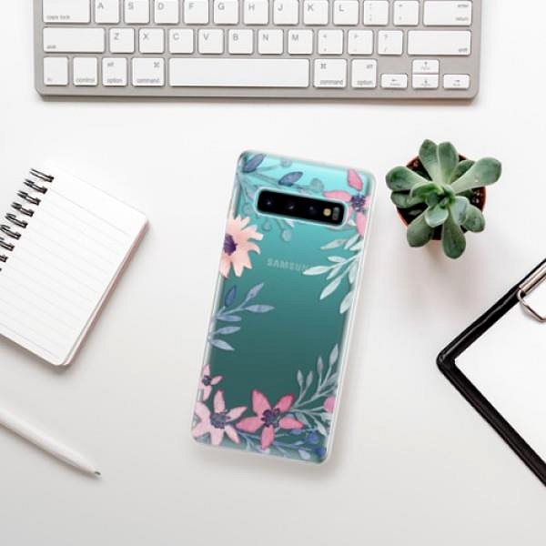 Kryt na mobil iSaprio Leaves and Flowers na Samsung Galaxy S10 ...