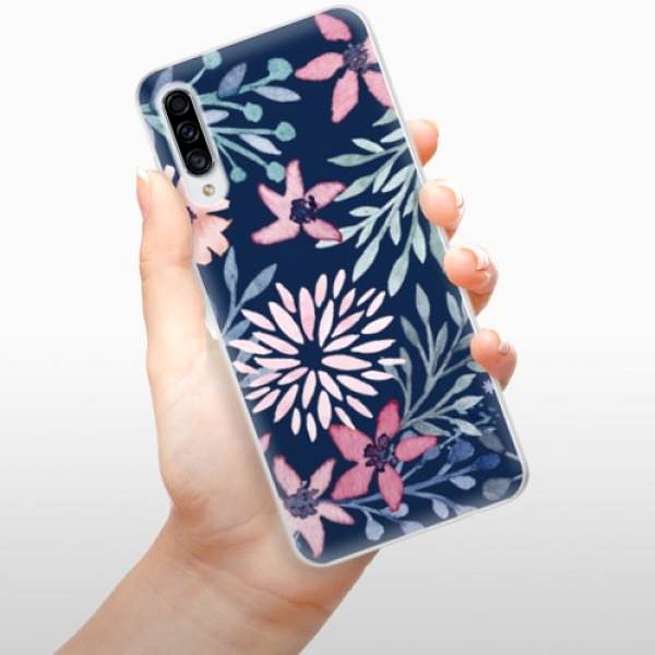 Kryt na mobil iSaprio Leaves on Blue na Samsung Galaxy A30s ...