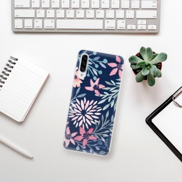 Kryt na mobil iSaprio Leaves on Blue na Samsung Galaxy A30s ...