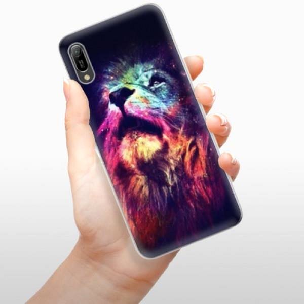 Kryt na mobil iSaprio Lion in Colors na Huawei Y6 2019 ...