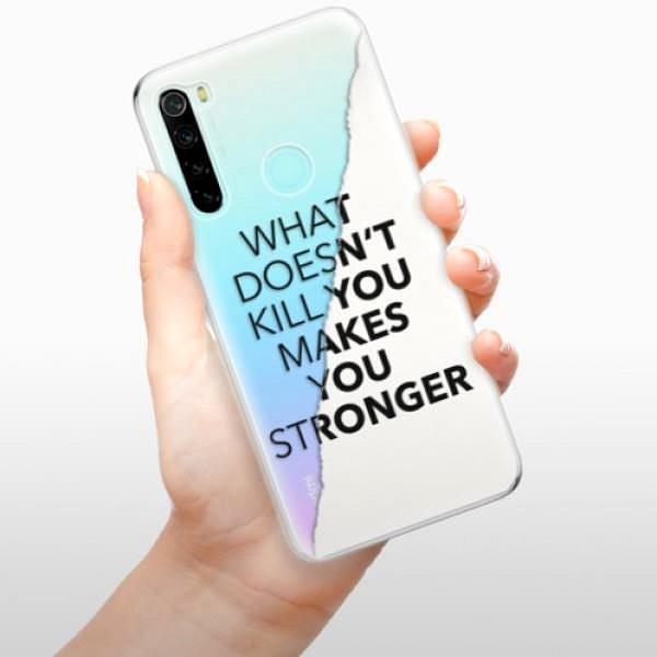 Kryt na mobil iSaprio Makes You Stronger na Xiaomi Redmi Note 8 ...