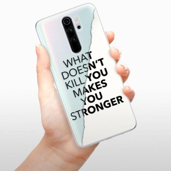 Kryt na mobil iSaprio Makes You Stronger na Xiaomi Redmi Note 8 Pro ...