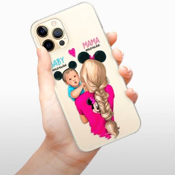 Kryt na mobil iSaprio Mama Mouse Blonde and Boy na iPhone 12 Pro Max ...