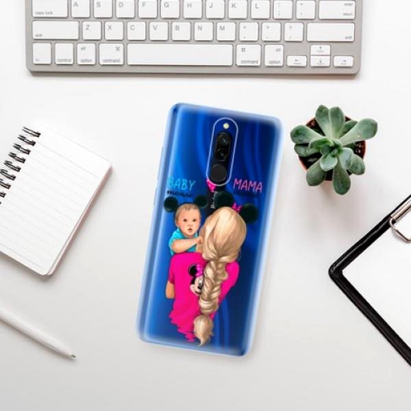 Kryt na mobil iSaprio Mama Mouse Blonde and Boy na Xiaomi Redmi 8 ...