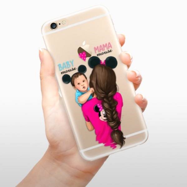 Kryt na mobil iSaprio Mama Mouse Brunette and Boy pre iPhone 6/ 6S ...