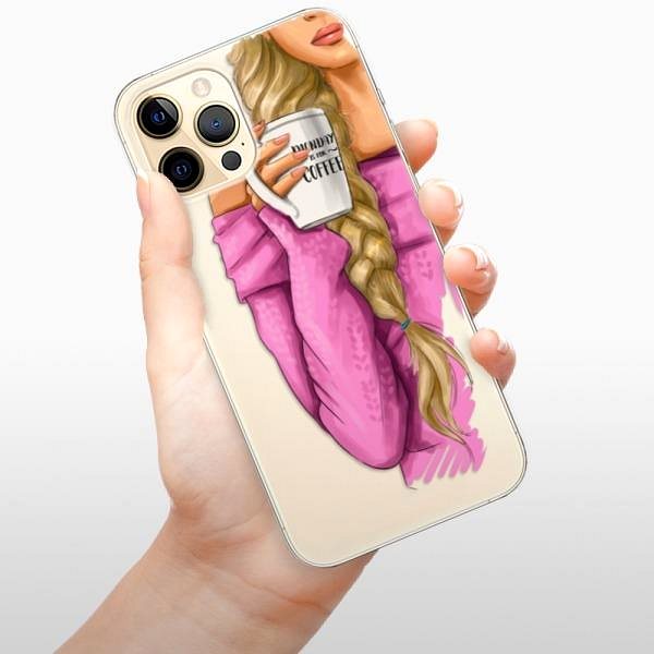 Kryt na mobil iSaprio My Coffe and Blond Girl pro iPhone 12 Pro Max ...