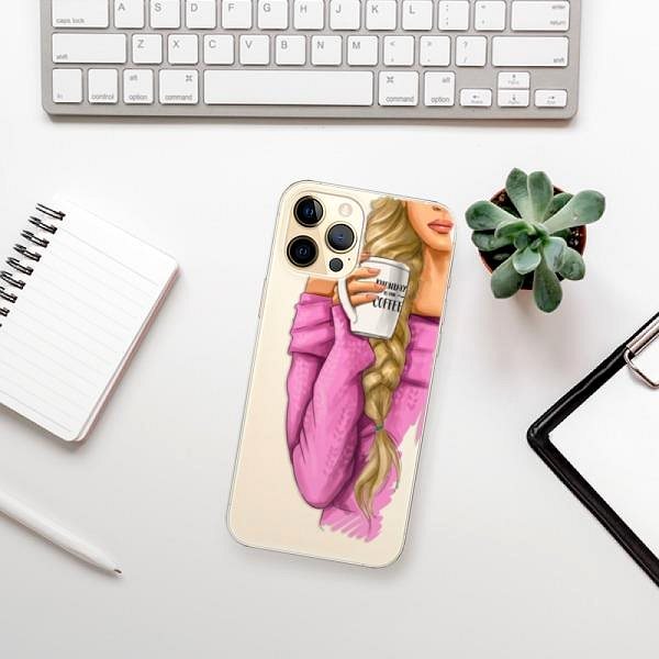 Kryt na mobil iSaprio My Coffe and Blond Girl pro iPhone 12 Pro Max ...