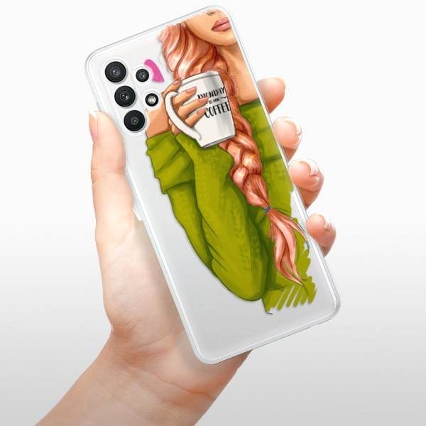 Kryt na mobil iSaprio My Coffe and Redhead Girl na Samsung Galaxy A32 5G ...