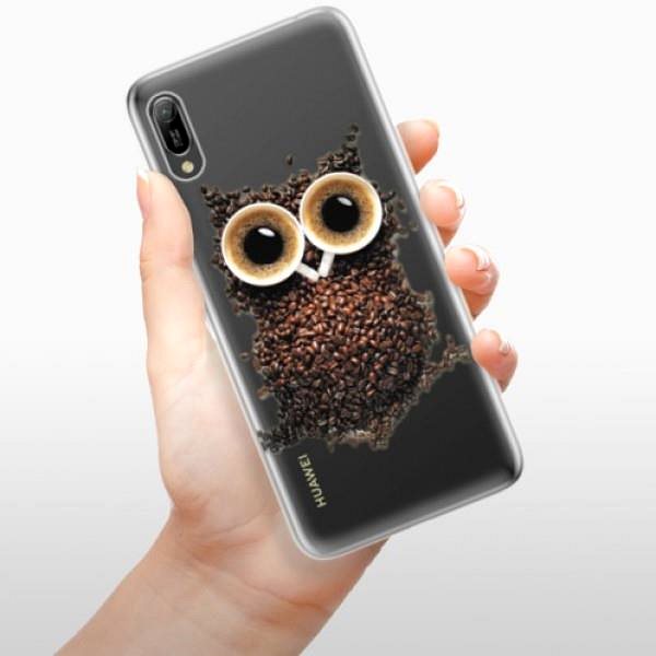 Kryt na mobil iSaprio Owl And Coffee na Huawei Y6 2019 ...